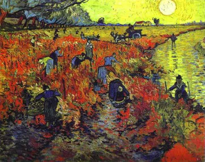 The Red Vineyard, Vincent Van Gogh